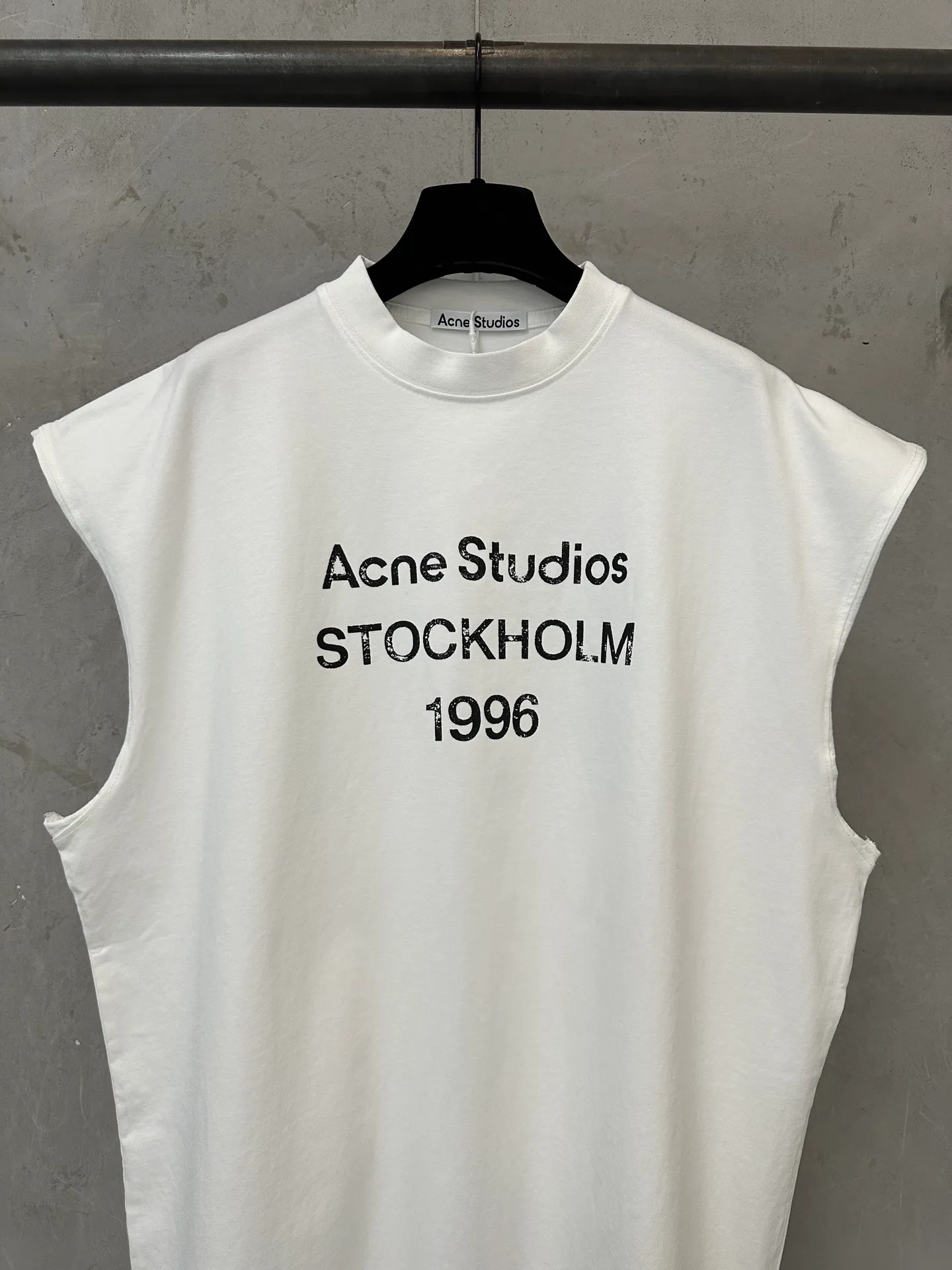 ￼ 110 Acne studios 26ss Classic logo : g Same Style Color: Black White Size: XS S M L